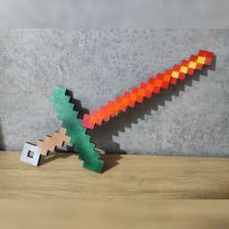 Sabie Mijlocie din Placaj de Mesteacăn - PixelArt ( PID-5JAK122S1RG ) [photo_00]