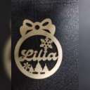 Lilia - decorațiune din placaj personalizată ( PID-5J7DCYVMI38 ) [photo_00]