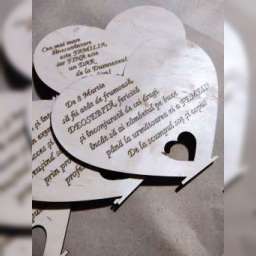 Pentru Soție de la soț și copii - decoratiune din placaj personalizata ( PID-5JAL8QP9JN4 ) [photo_00]