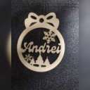 Andrei - decorațiune din placaj personalizată ( PID-5J7DCYVLIOW ) [photo_00]