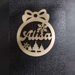 Alisa - decorațiune din placaj personalizată ( PID-5J7DCYVLDFS ) [photo_00]