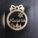 Aurora - decorațiune din placaj personalizată ( PID-5J7DCYVLN3G ) [photo_00]