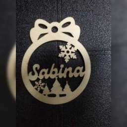 Sabina - decorațiune din placaj personalizată ( PID-5J7DCYVM6W0 ) [photo_00]