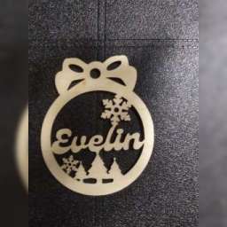 Evelin - decorațiune din placaj personalizată ( PID-5J7DCYVLYO0 ) [photo_00]