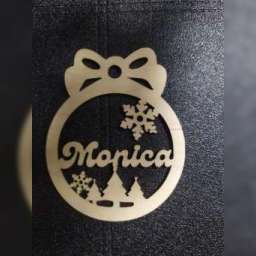 Monica - decorațiune din placaj personalizată ( PID-5J7DCYVM8ES ) [photo_00]