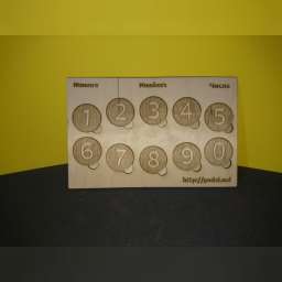 Joc Puzzle Placaj Numere Gravat Fundal ( PID-5JAVLRWEMFG ) [photo_00]