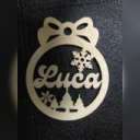 Luca - decorațiune din placaj personalizată ( PID-5J7DCYVMHFC ) [photo_00]