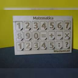 Joc Puzzle Placaj Matematica Gravat ( PID-5JAVLRU1CLK ) [photo_00]