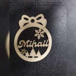 Mihail - decorațiune din placaj personalizată ( PID-5J7DCYVM9KW ) [photo_00]