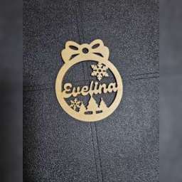Evelina - decorațiune din placaj personalizată ( PID-5J7DDWCMNOG ) [photo_00]