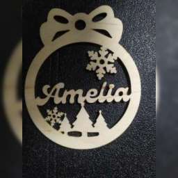 Amelia - decorațiune din placaj personalizată ( PID-5J7DCYVLET4 ) [photo_00]